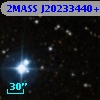 2MASS J20233440+4632158