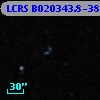 LCRS B020343.8-383710