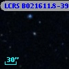 LCRS B021611.8-390300