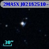2MASX J02182510-3910088