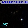LCRS B022313.5-382402