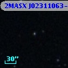 2MASX J02311063-3816461