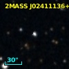 2MASS J02411136+3918167