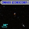 2MASS J22032207-3800263