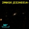 2MASX J22240314-3850510