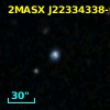 2MASX J22334338-3922298
