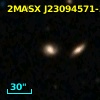 2MASX J23094571-3925523