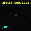 2MASS J00071223-3957497