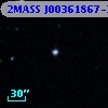 2MASS J00361867-3955438