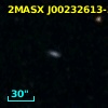 2MASX J00232613-3813052