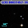 LCRS B003749.7-385917