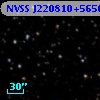 NVSS J220810+565654