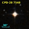 CPD-28  7548