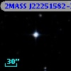 2MASS J22251582-3010076