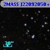 2MASS J22092050+5825287