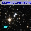 CCDM J22268+5740A