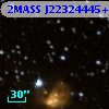 2MASS J22324445+5829418