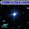 CCDM J22569+5941AB