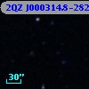2QZ J000314.8-282908
