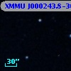XMMU J000243.8-300711