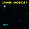 2MASS J00050284-3020267
