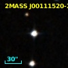 2MASS J00111520-2900166