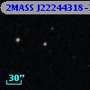 2MASS J22244318-2429478