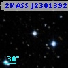 2MASS J23013921+6058079