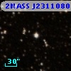 2MASS J23110801+6046290