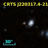 2MASS J22031739-2142323