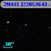 2MASS J22053643-2011258