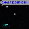 2MASS J22054288-2009303