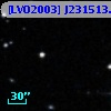 [LVO2003] J231513.0-202747