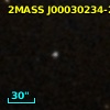 2MASS J00030234-2006038