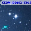 CCDM J00082+5913B