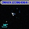 2MASX J22064364-1717136