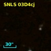 SNLS 03D4cj
