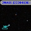 2MASS J22204136-1728233