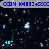 CCDM J00082+5933B