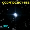 CCDM J00297+5855AB