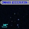 2MASS J22225729-1310481