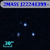 2MASS J22241399-1425504