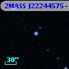 2MASS J22244575-1524336