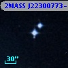 2MASS J22300773-1432498
