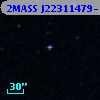 2MASS J22311479-1340438