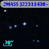 2MASS J22311430-1333176