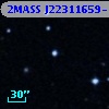 2MASS J22311659-1442488