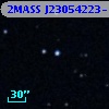 2MASS J23054223-1508002