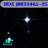 1RXS J003344.5-153252
