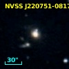 NVSS J220751-081751
